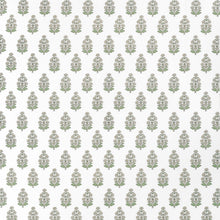 F910522 Audrey Beige Boxwood Fabric by Thibaut