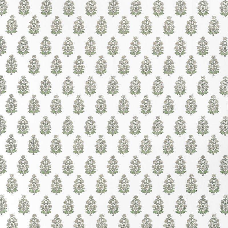 F910522 Audrey Beige Boxwood Fabric by Thibaut