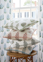 F910524 Audrey Spa Blue Boxwood Fabric by  Thibaut