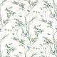 Virginia Blue and Green Boxwood Fabric by Thibaut