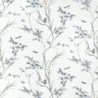 F910529 Virginia Cream and Aqua Boxwood Fabric by Thibaut