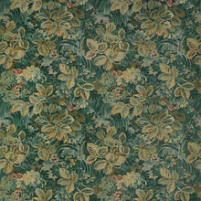 F910530 Night Garden Peacock Boxwood Fabric by Thibaut