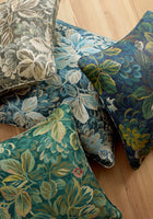 F910530 Night Garden Peacock Boxwood Fabric by Thibaut
