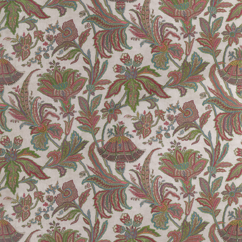 F910545 Breckenridge Jewels Boxwood Fabric by Thibaut