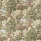 F910546 Woodland Clearing Green Boxwood Fabric by Thibaut