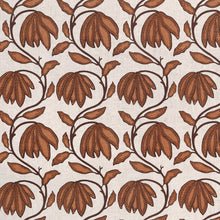 F912006 Desert Flower Ochre Vista Fabric by Thibaut