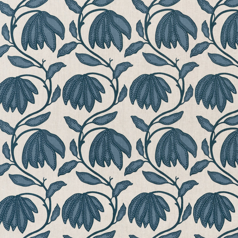 F912007 Desert Flower Mineral Vista Fabric by Thibaut