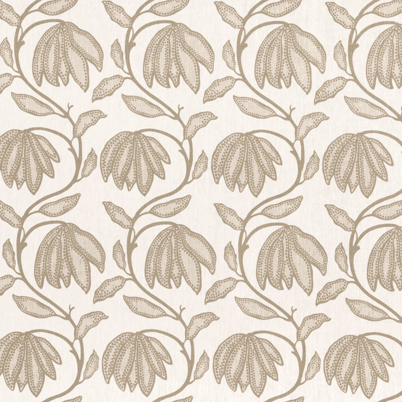 F912009 Desert Flower Birch Vista Fabric by Thibaut