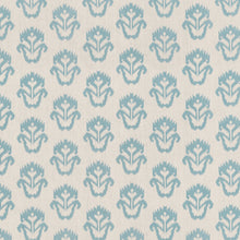 F912025 Indian Wells Spa Blue Vista Fabric by Thibaut