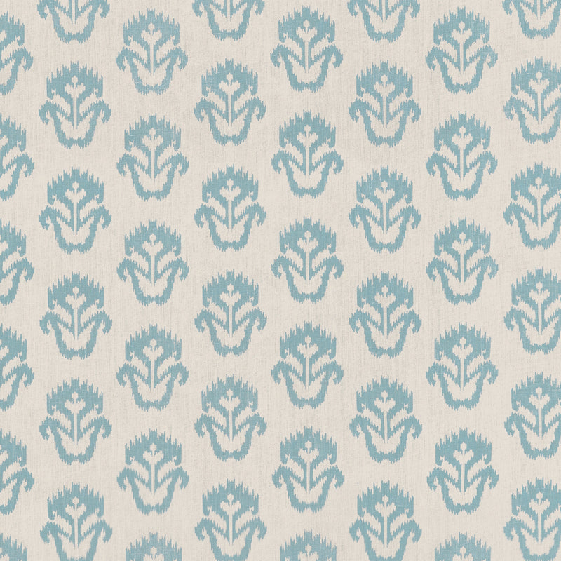 F912025 Indian Wells Spa Blue Vista Fabric by Thibaut