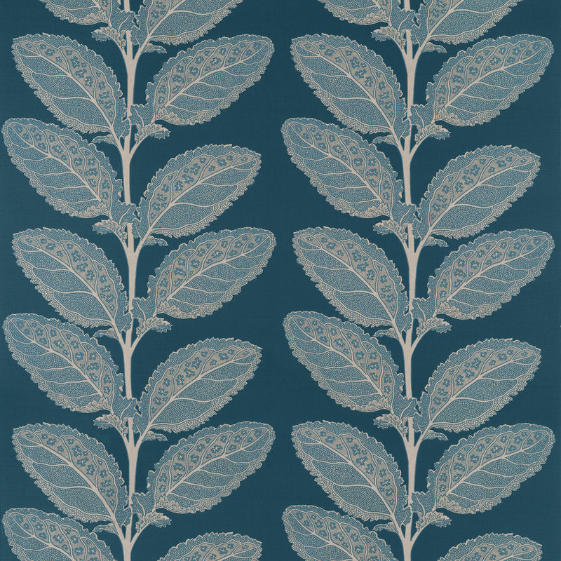 F912036 Lacinato Mineral Vista Fabric by Thibaut