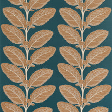 F912037 Lacinato Ochre and Mineral Vista Fabric by Thibaut
