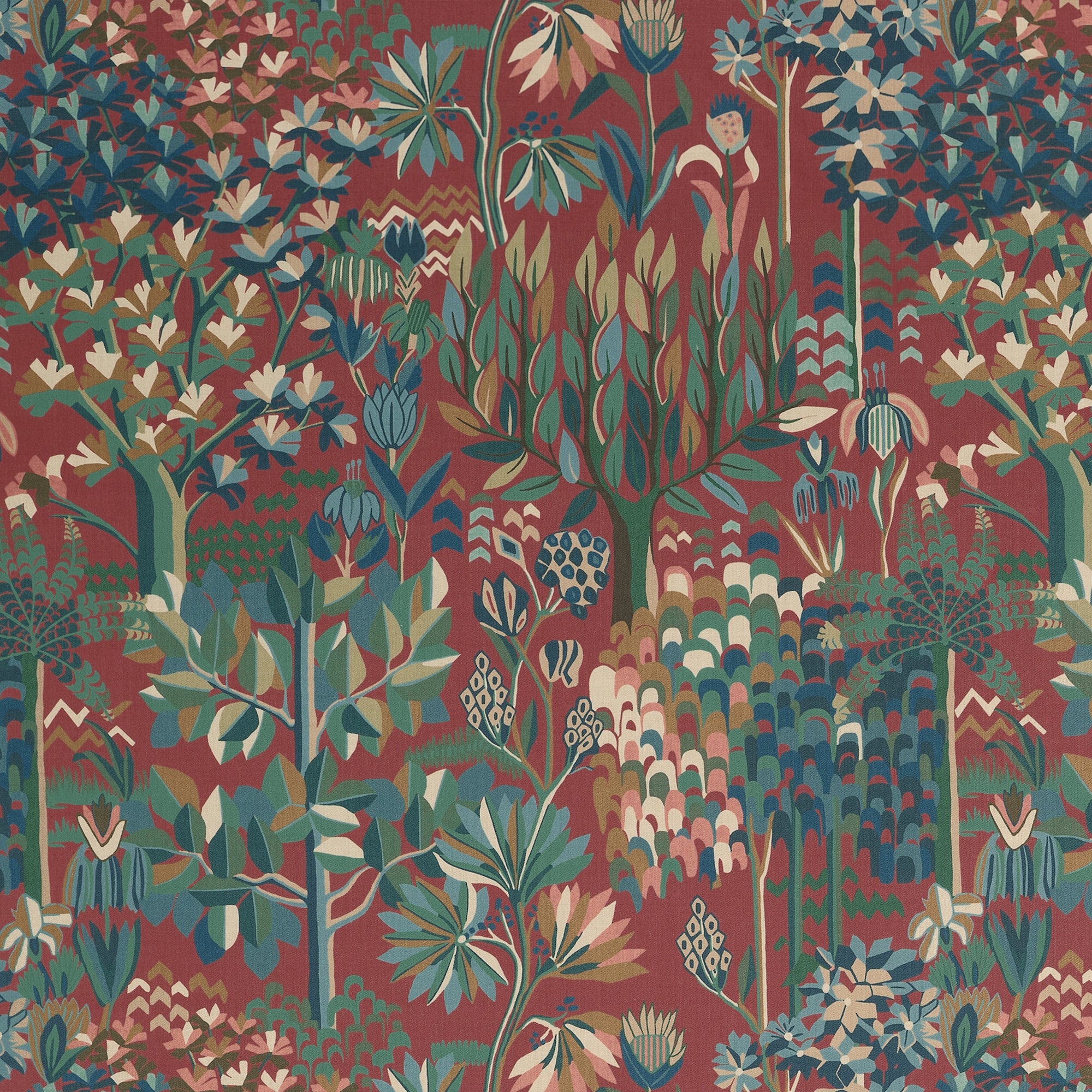 F912044 Alpine Sunbaked Vista Fabric by Thibaut