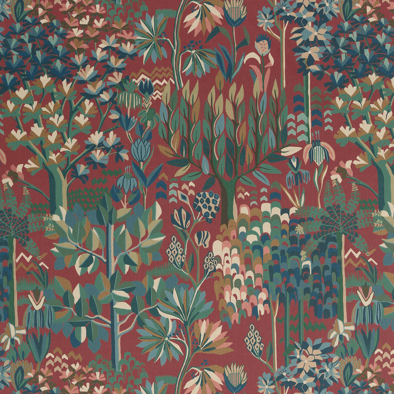 F912044 Alpine Sunbaked Vista Fabric by Thibaut