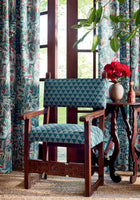F912046 Alpine Spa Blue Vista Fabric by Thibaut
