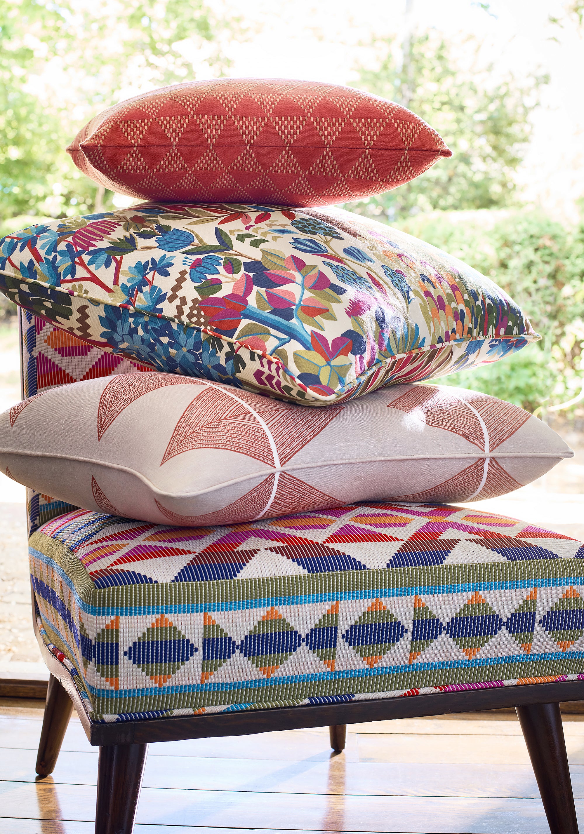 F912047 Alpine Festival Vista Fabric by Thibaut