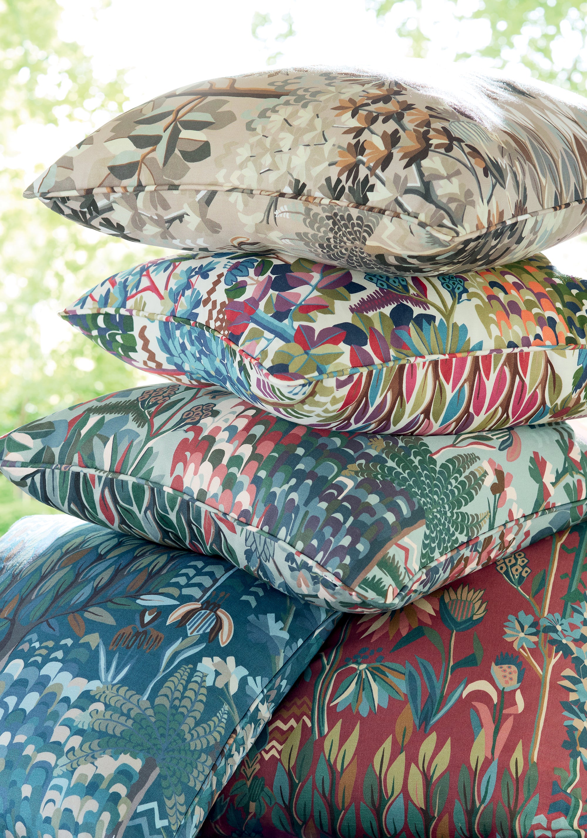 F912047 Alpine Festival Vista Fabric by Thibaut