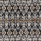 F912051 Atlas Ikat Basalt Black Vista Fabric by Thibaut