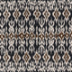 Atlas Ikat Basalt Black Vista Fabric by Thibaut