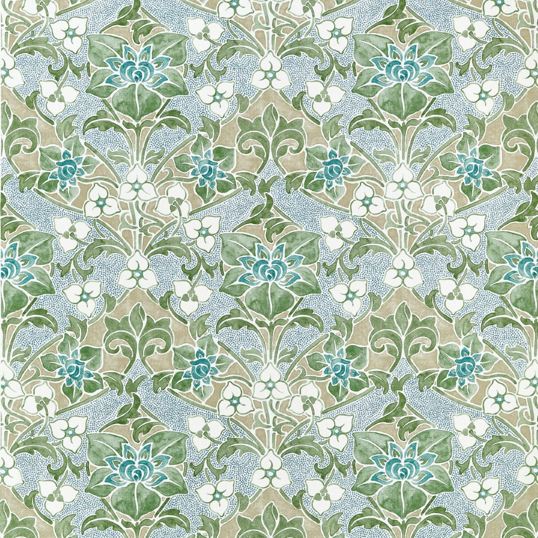 F914600 Woodford Sage Fabric by Thibaut