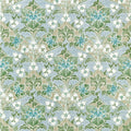 Woodford Sage Fairhaven Fabric by Thibaut