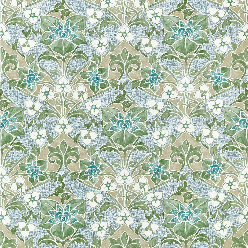 F914600 Woodford Sage Fabric by Thibaut