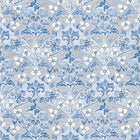 F914602 Woodford Blue Fabric by Thibaut