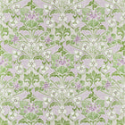 F914603 Woodford Lilac and Green Fabric by Thibaut