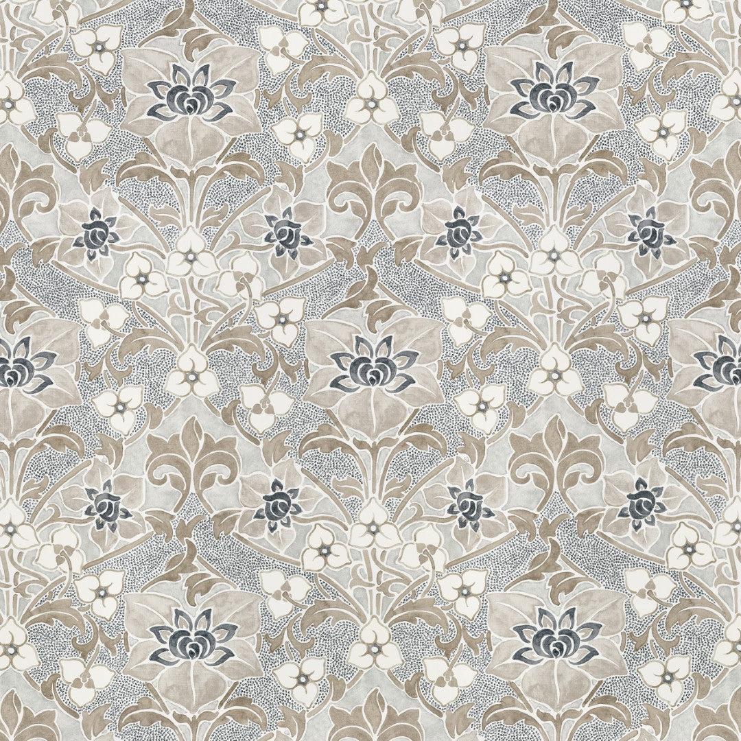 F914605 Woodford Natural Fabric by Thibaut