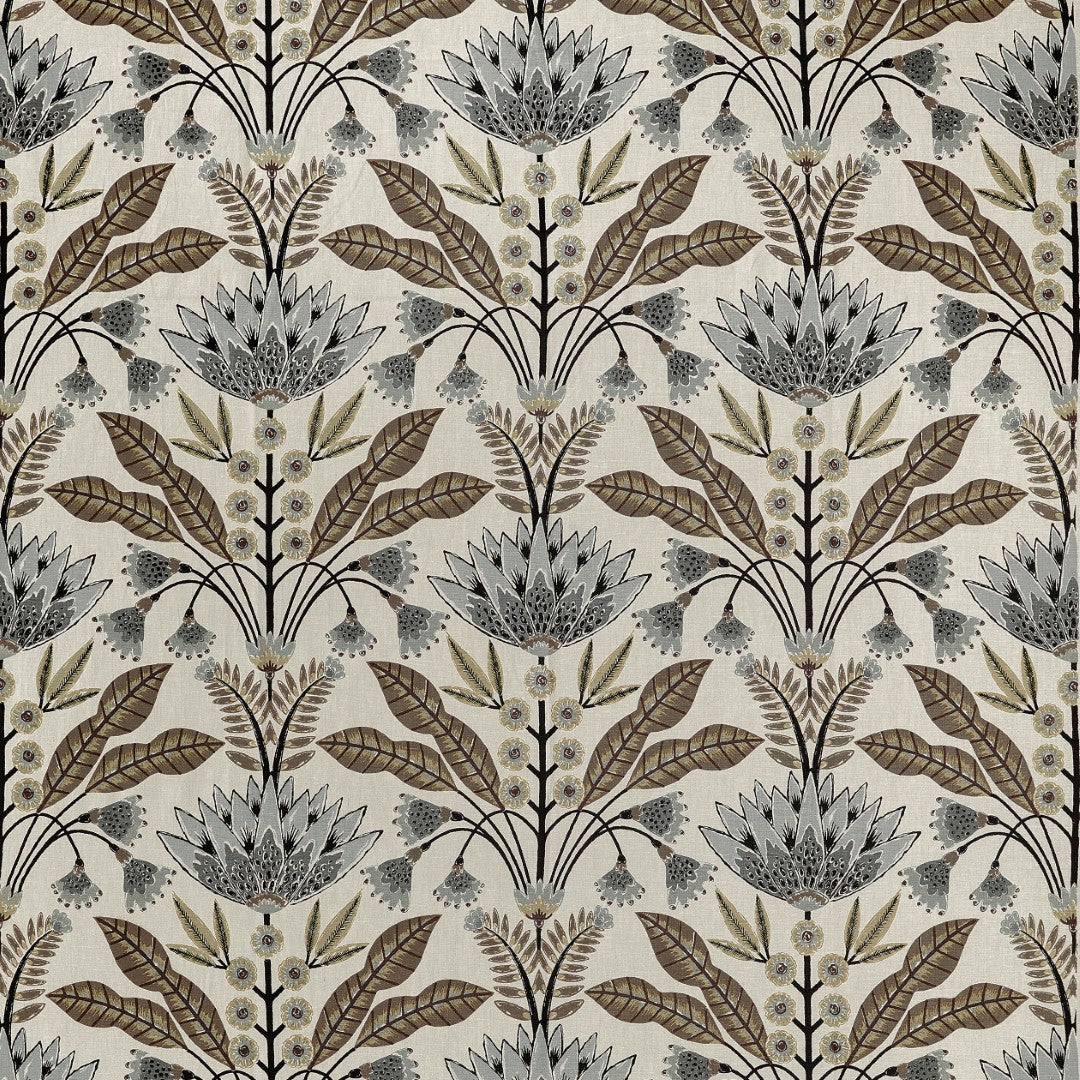 F914607 Lotus Natural Fabric by Thibaut