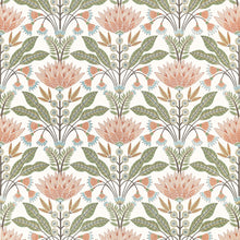 F914609 Lotus Apricot Fabric by Thibaut