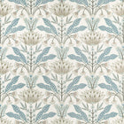 F914611 Lotus Spa Blue Fabric by Thibaut