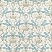 F914611 Lotus Spa Blue Fabric by Thibaut