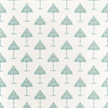 F914613 May Tree Spa Blue Fabric by Thibaut