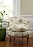 May Tree Sage and Apricot Fairhaven Fabric by Thibaut