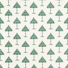 F914615 May Tree Blue and Green Fabric by Thibaut