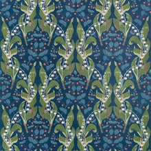 F914621 Harbor Springs Navy Fabric by Thibaut