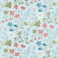 Bloom Spa Blue Fairhaven Fabric by Thibaut