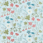 F914627 Bloom Spa Blue Fabric by Thibaut