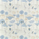 Malea Blue and Beige Fairhaven Fabric by Thibaut