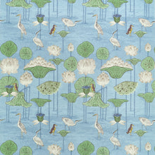 F914637 Malea Sky Blue Fabric by Thibaut