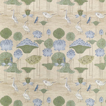 F914638 Malea Sage and Blue Fabric by Thibaut