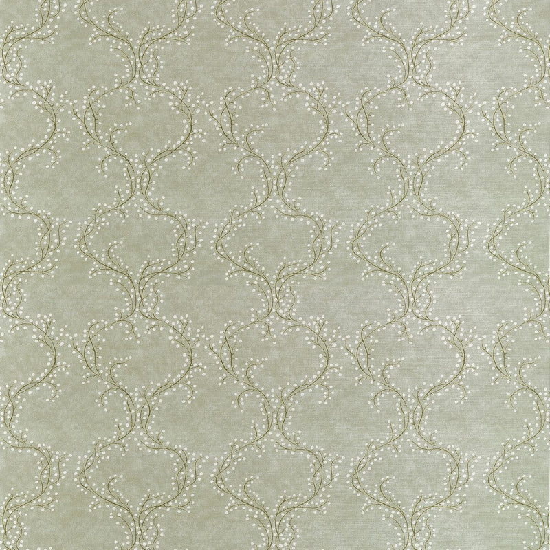 F914640 Markle Trail Sage Fabric by Thibaut