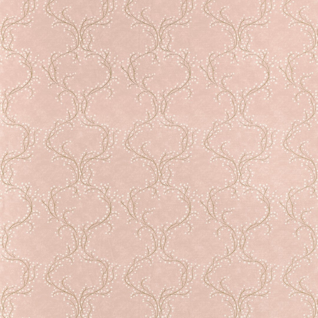 F914643 Markle Trail Soft Peach Fabric by Thibaut