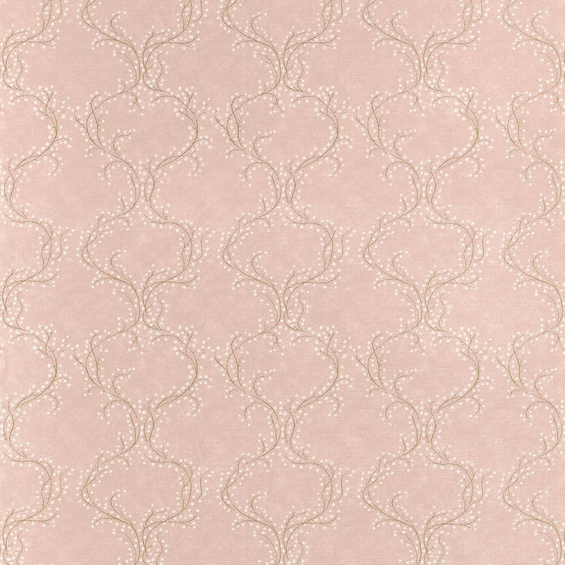 F914643 Markle Trail Soft Peach Fabric by Thibaut