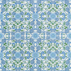 F914644 Margaux Blue and Green Fabric by Thibaut