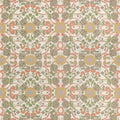 Margaux Apricot and Sage Fairhaven Fabric by Thibaut