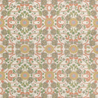 F914646 Margaux Apricot and Sage Fabric by Thibaut