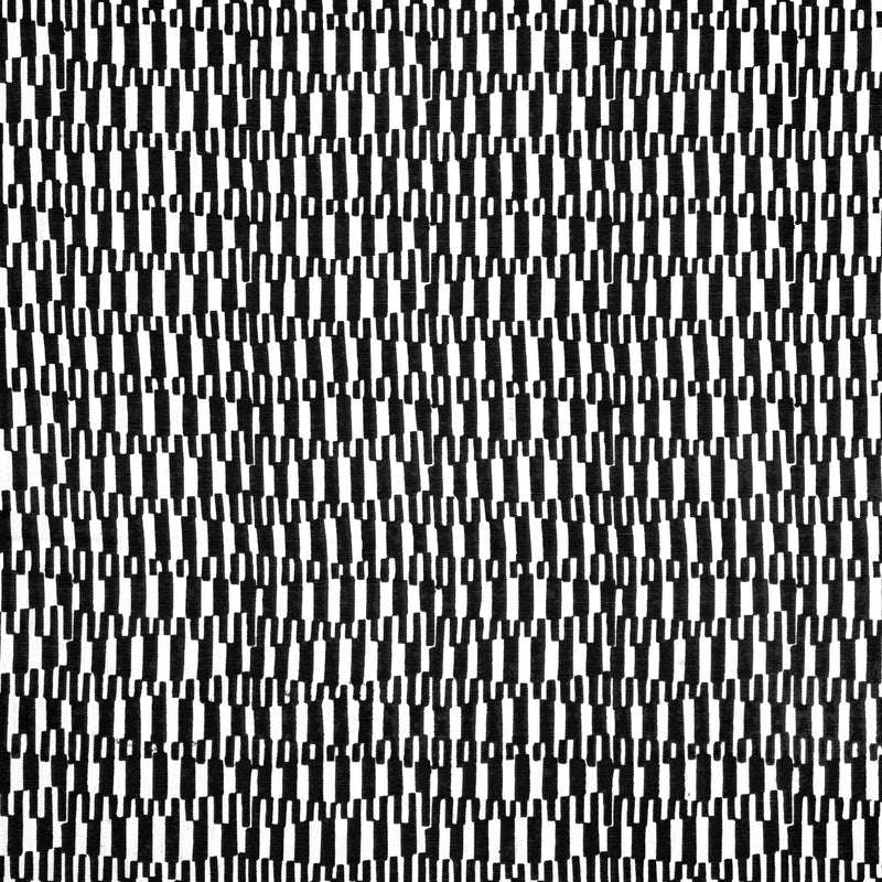 F920806 Gogo Black Eden Fabric by Thibaut