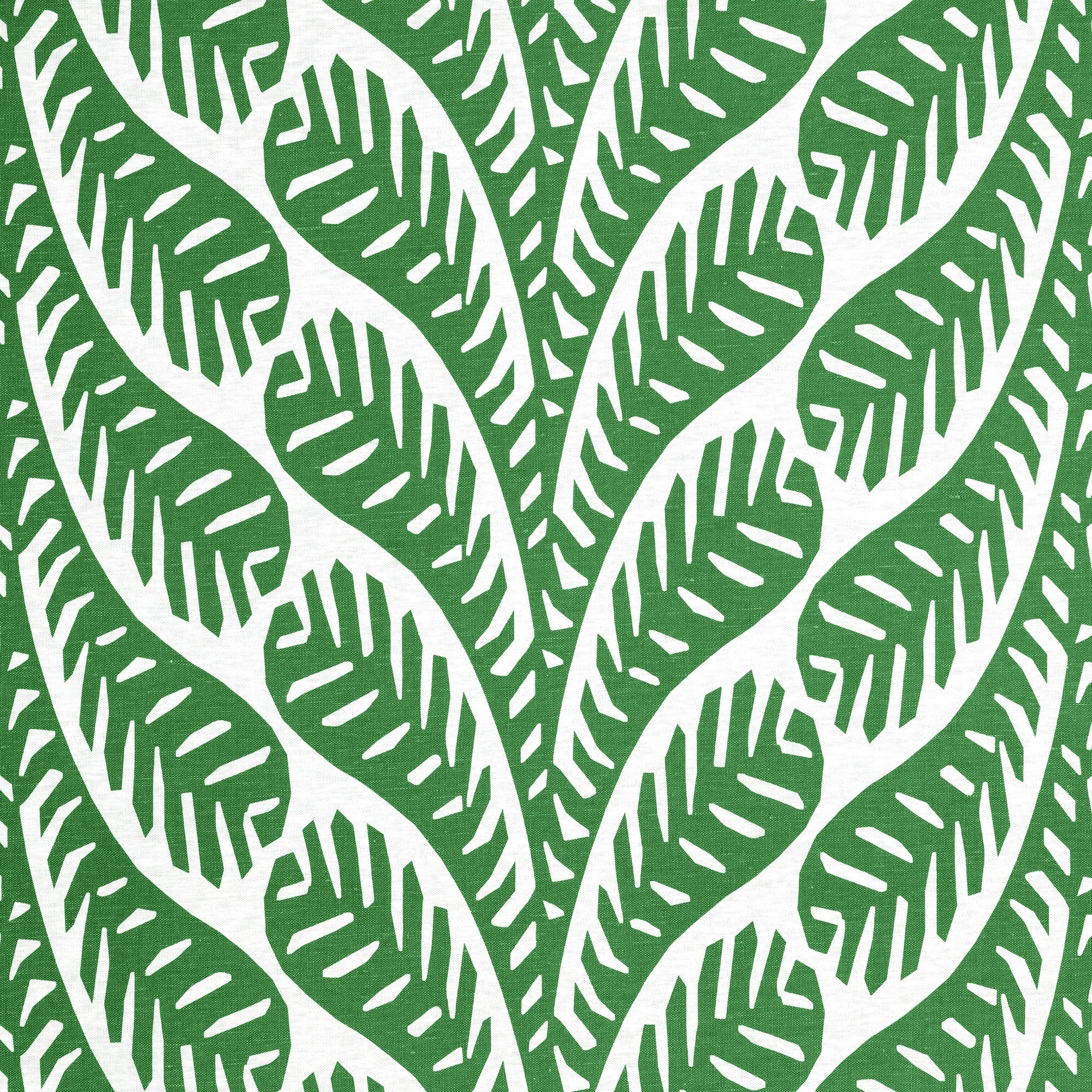 F920832 Ginger Emerald Eden Fabric by Thibaut